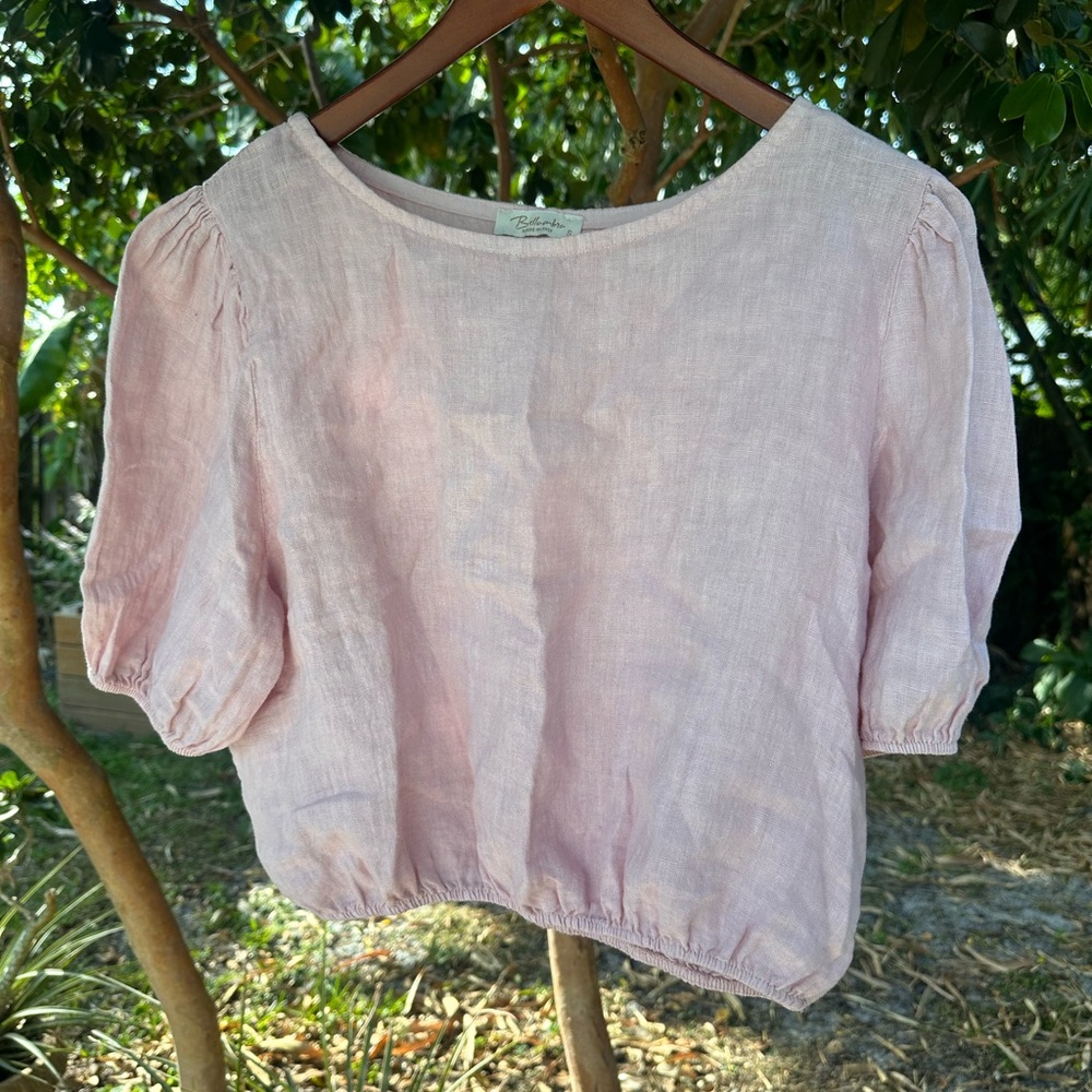 Elegant Blush Crop Top by [Brand]
